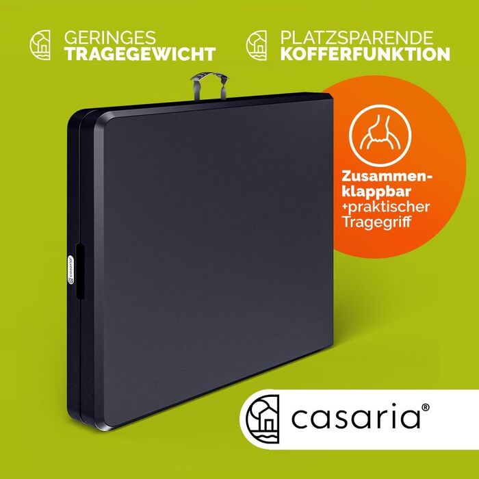 Стіл для кемпінгу 183 х 76 х 74 см Casaria