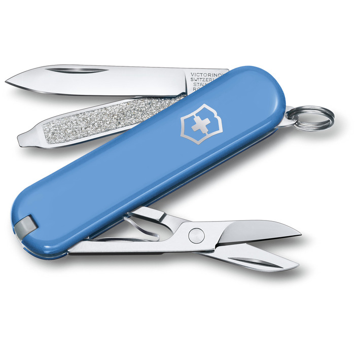 Ніж швейцарський 7 функцій, 58 мм, Victorinox Classic SD Colors Summer Rain