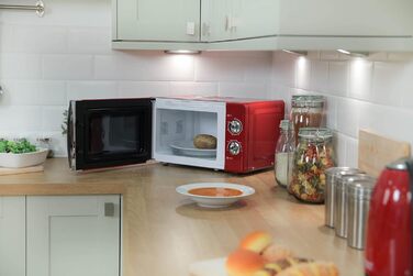 Мікрохвильова піч 17 л, 700 Вт, червоний RHMM701R Russell Hobbs