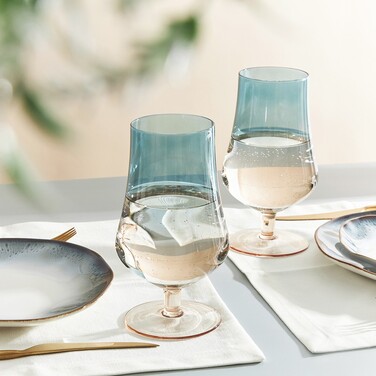 Набор из 2-х бокалов Fissman для холодных напитков 600 мл стекло (13686)