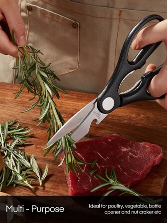 Набор кухонных ножей с самозаточным блоком FOHERE