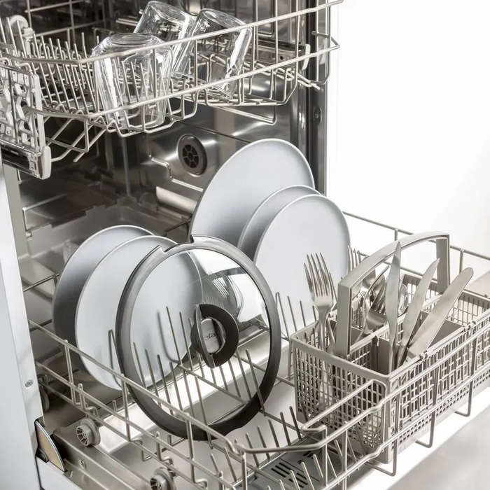 Набор стеклянных крышек Tefal Ingenio, 16см, 18см, 20см, стекло, пластик, черный