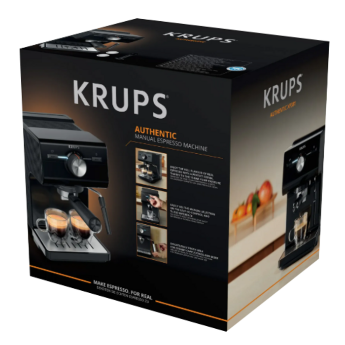 Кавоварка еспресо Krups XP381810 OPIO BLK (7076115)