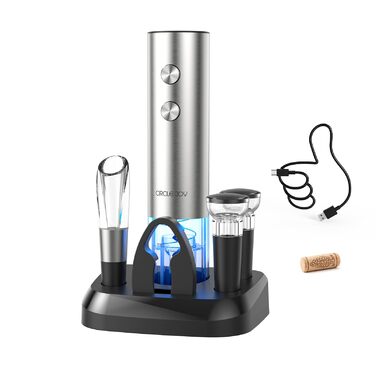 Електричний акумуляторний відкривач для вина 6-в-1 CIRCLE JOY