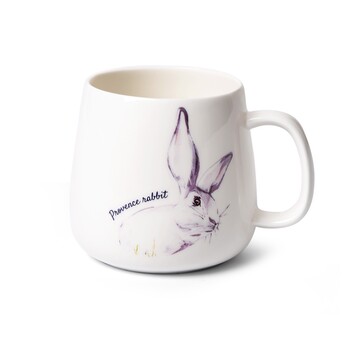 Кружка Fissman PROVENCE RABBIT 400 мл фарфора (13955)