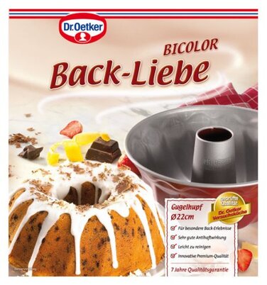 Форма для выпечки кексов красная Ø 22 см Back-Liebe Bicolor Dr. Oetker