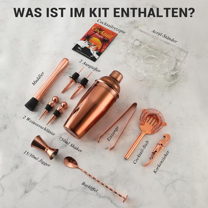 Набор для коктейлей премиум 12 предметов Lebarstor