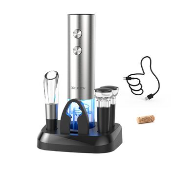 Електричний акумуляторний відкривач для вина 6-в-1 CIRCLE JOY