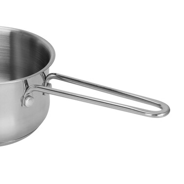 Ківш зі скляною кришкою 12 x 7,5 см 0,8 л GULLIVER Fissman