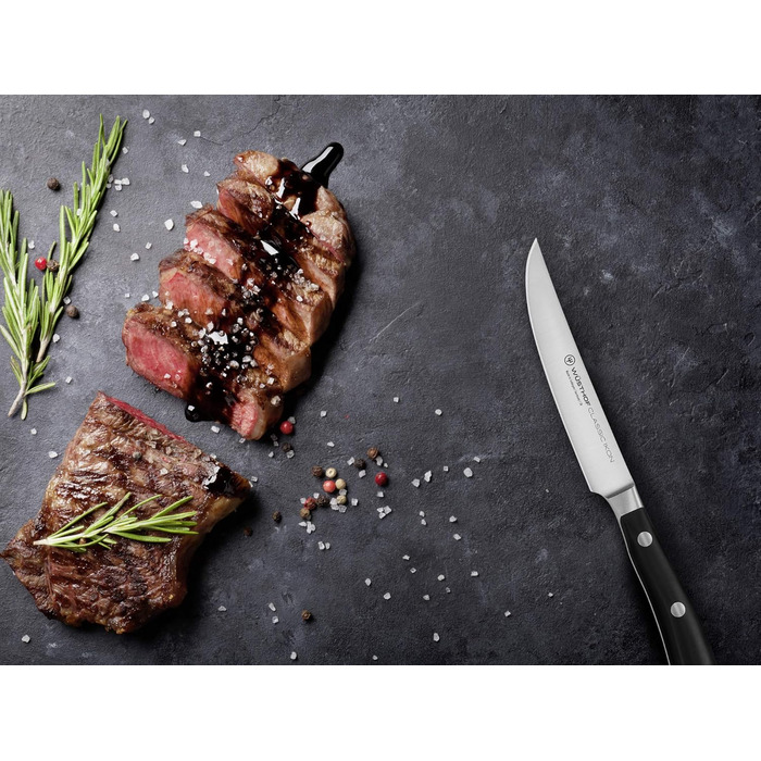 Набор ножей для стейка WSTHOF Classic Ikon, 4 предмета, черный