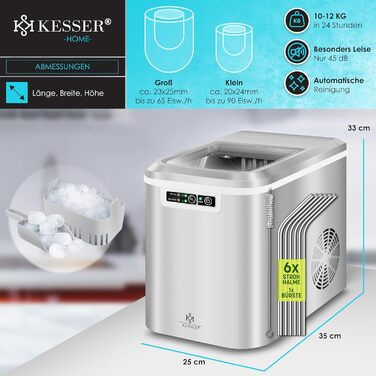 Льодогенератор 2,2 л 150 Вт KESSER