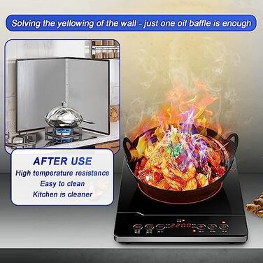 Защита от брызг из нержавеющей стали 30 х 30 см Generisch