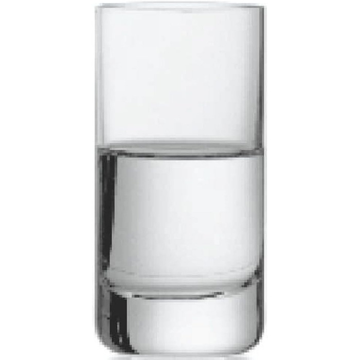 Пивная кружка SCHOTT ZWIESEL Convention 0,2 л (набор из 6 шт.), простой пивной бокал для пилзнера, можно мыть в посудомоечной машине Хрустальные бокалы Tritan, Сделано в Германии (артикул 175500) (Бокал для виски - 0,285 л, Комплект с рюмкой)