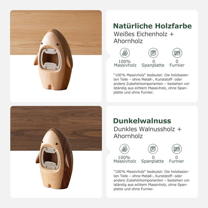 Відкривачка для пляшок Акула YESWOOD