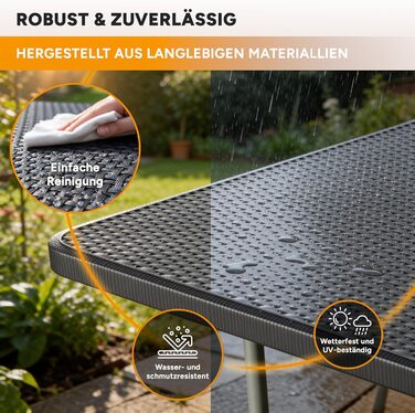 Складной набор со столом и 2 скамейками для кемпинга Rosentahl Skyfold