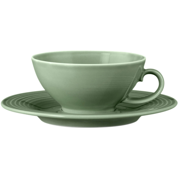 Чайный сервиз на 6 персон, 18 предметов, Beat Sage green Seltmann Weiden