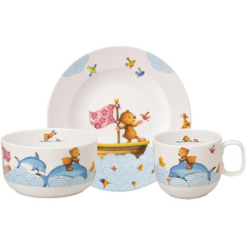Набор детской посуды, 3 предмета в подарочной упаковке Happy as a Bear Villeroy & Boch
