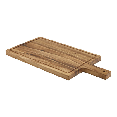 Доска для подачи 44*22 см, с ручкой, акация, GenWare