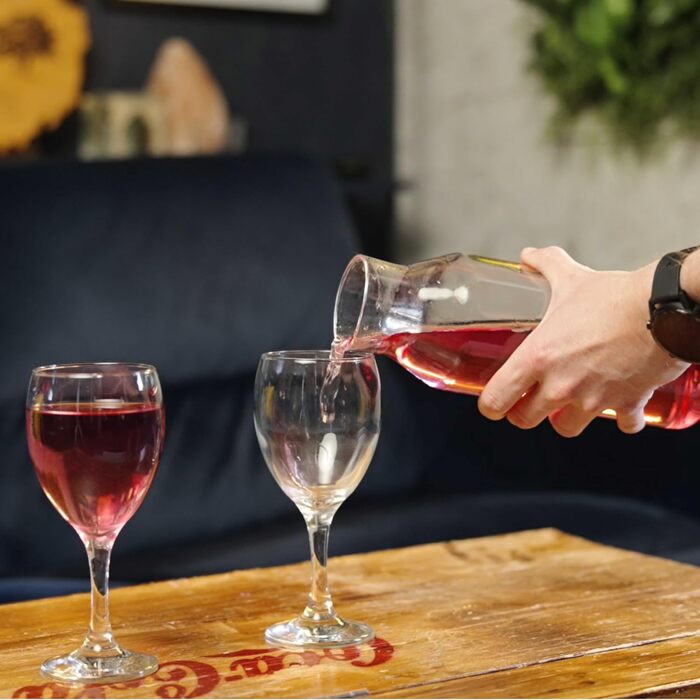 Стеклянная бутылка-графин 1 л HEFTMAN