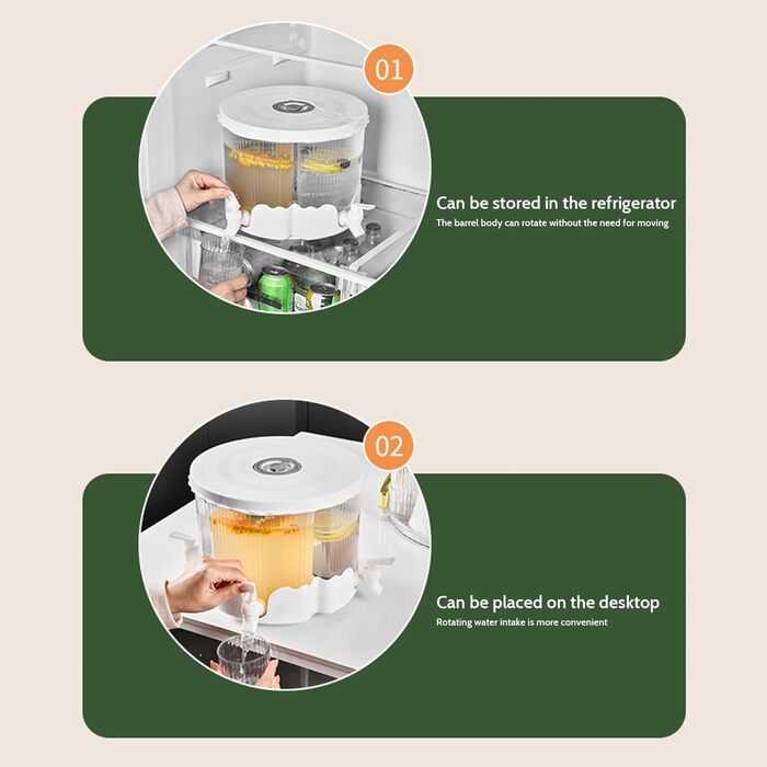 Диспенсер для напитков с краном 6 л Muzrunq