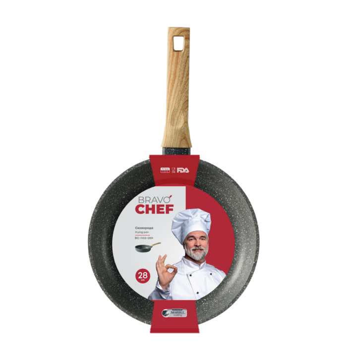 Сковорода Bravo Chef глибока 28 см (7133021)
