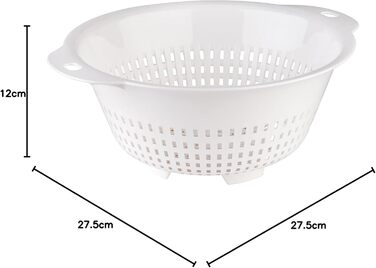 Друшляк-сито 27,5 см білий APS