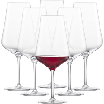 Бокал для белого вина SCHOTT ZWIESEL Fine (набор из 6 шт.), стильные бокалы для белого вина, пригодные для мытья в посудомоечной машине бокалы из тританового хрусталя, сделано в Германии (арт. No 113758) (660 мл)