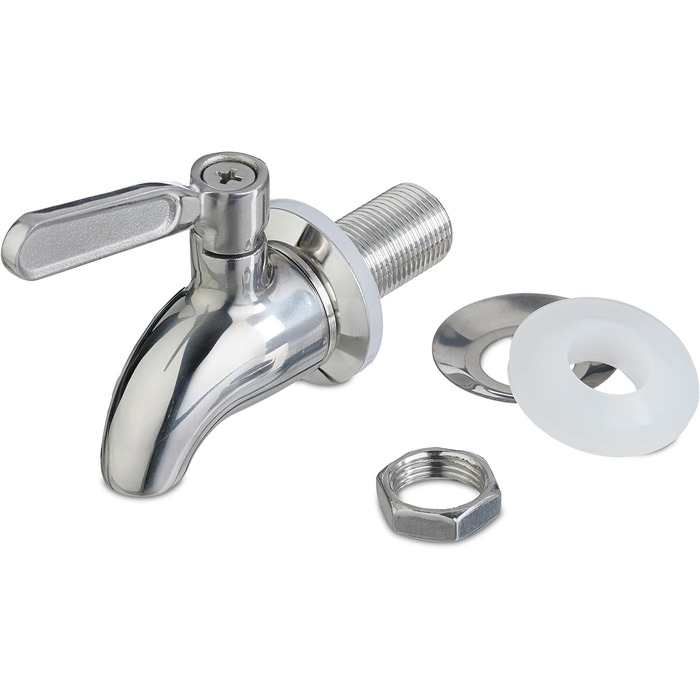 Диспенсер для напоїв з краном та кришкою 4 л Relaxdays