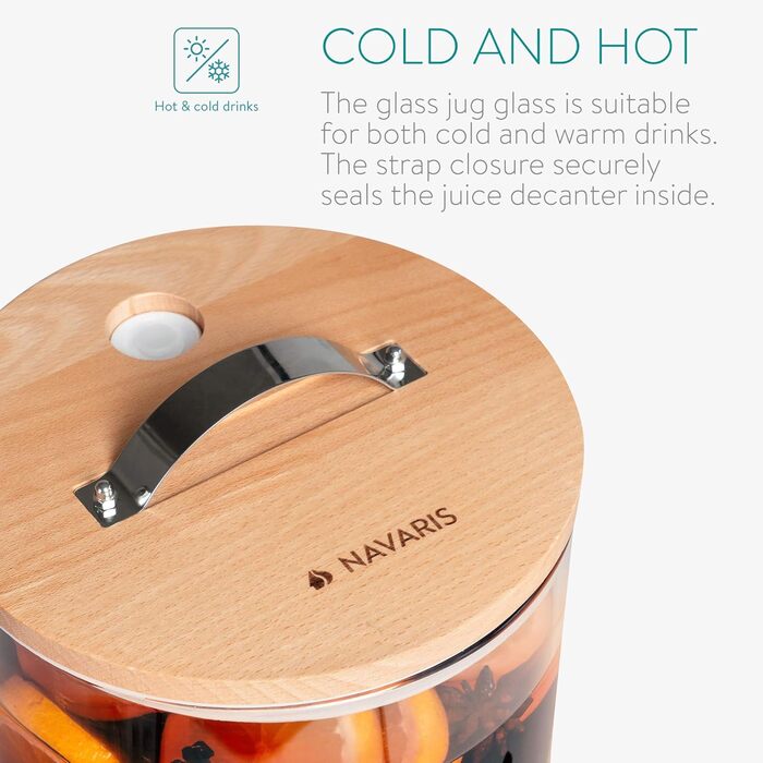 Диспенсер для напоїв з краном 5 л Navaris