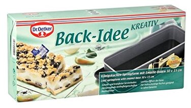 Форма для випічки пирога / хліба розємна 30 см Back - Idee Kreativ Dr. Oetker