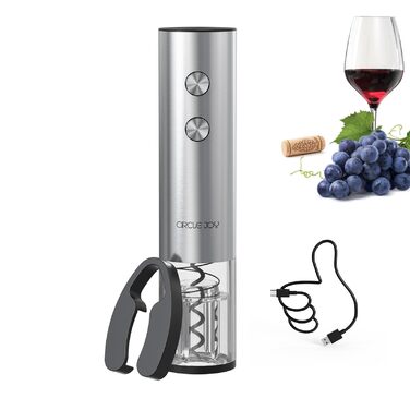 Електричний акумуляторний відкривач для вина з ножем для фольги CIRCLE JOY