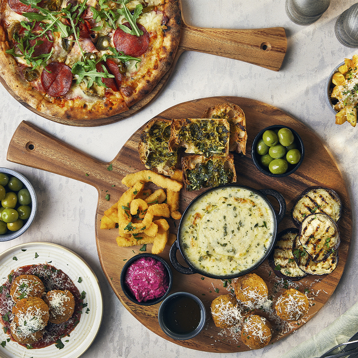 Доска для пиццы с ручкой 36 см, Acacia Wood, Genware