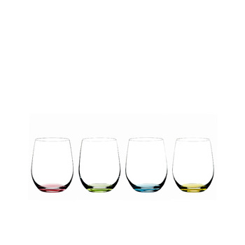 Набір з 4 склянок 335 мл Happy O, різнокольорові O Wine Tumbler Riedel