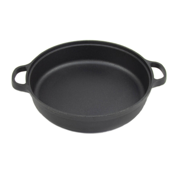 Чугунная сковорода со стеклянной крышкой Ø35 см GRILLI 777192 Код: 012715