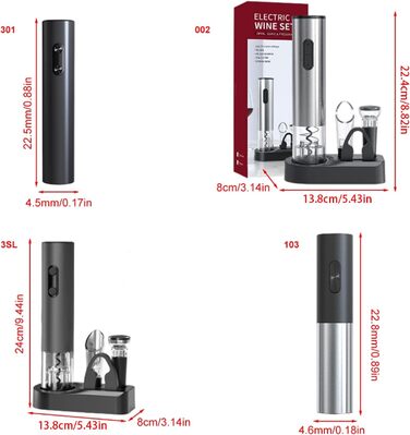 Набір для відкривання вина з акумулятором та підставкою Geavonyg