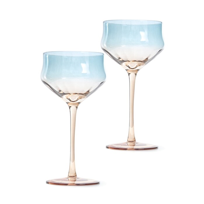 Набор из 2-х бокалов Fissman для коктейлей 270 мл стекло (13687)