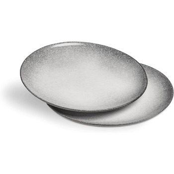 Набор посуды Misty Cliff 24 предм., столовый сервиз из керамогранита на 4 персоны (набор из 2 тарелок)
