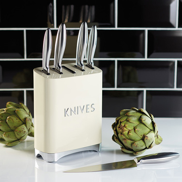 Набір ножів у підставці Kitchen Craft, 5 шт.