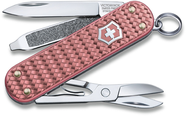 Ніж швейцарський 5 функцій, 58 мм Victorinox Classic SD Precious Alox Gentle Rose