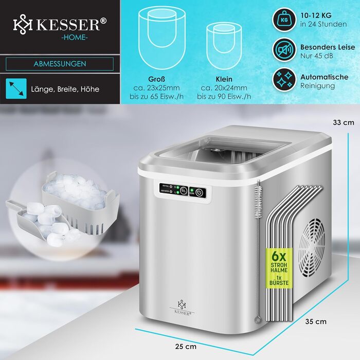 Льодогенератор 2,2 л 150 Вт KESSER
