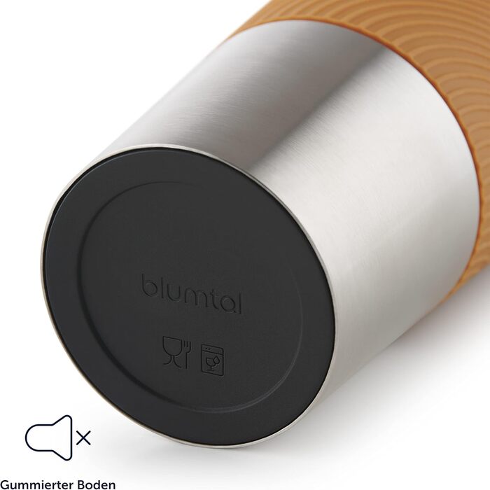 Термокружка Blumtal - Дорожня кружка з нержавіючої сталі - Герметична ізольована кружка для гарячих/холодних напоїв - Відкриття на 360 - Термокружка із швидким закриттям - Кавова кружка - Рожева (350 мл, 14 - Гарбузова спеція - Коричнева)