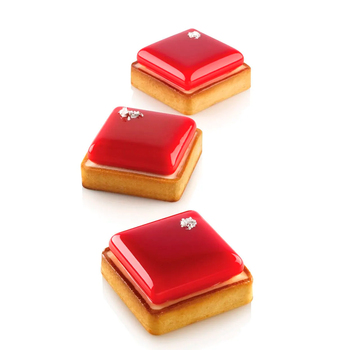 KIT TARTE RING SQUARE 80x80 MM Форма из резины