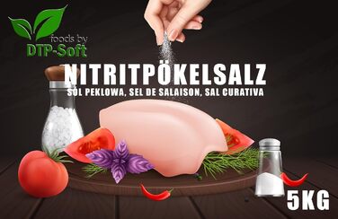 Преміальна нітритна сіль для копчення у відрі 5 кг DTP-SOFT