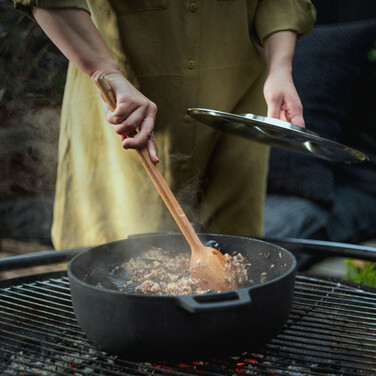 Ложка дерев'яна для гриля Fiskars Norden (1066428)