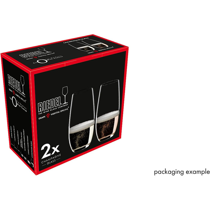 Набір з 2 келихів без ніжки для шампанського 264 мл, O Wine Tumbler Riedel