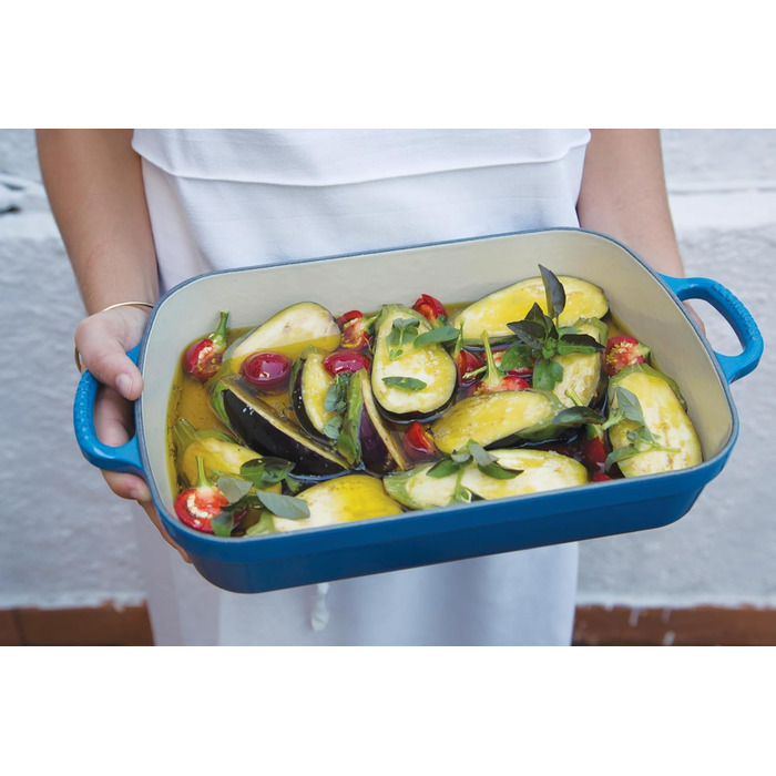 Форма для запікання прямокутна 33 см, синій Марсель Signature Le Creuset