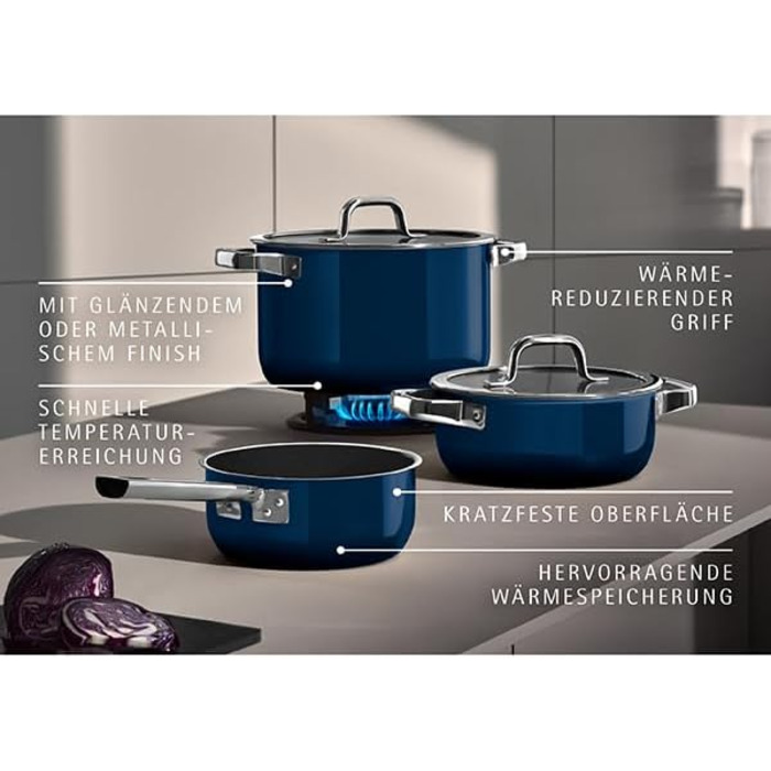 Сковорода 24 см Tim Raue Edition, синий Fusiontec Mineral Pro WMF