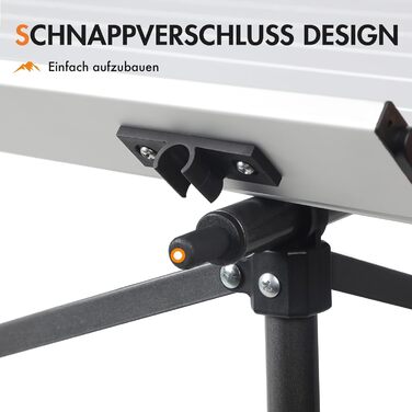 Складной кемпинговый стол белый Portal