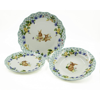 Наборы тарелок 18 предметов sufe