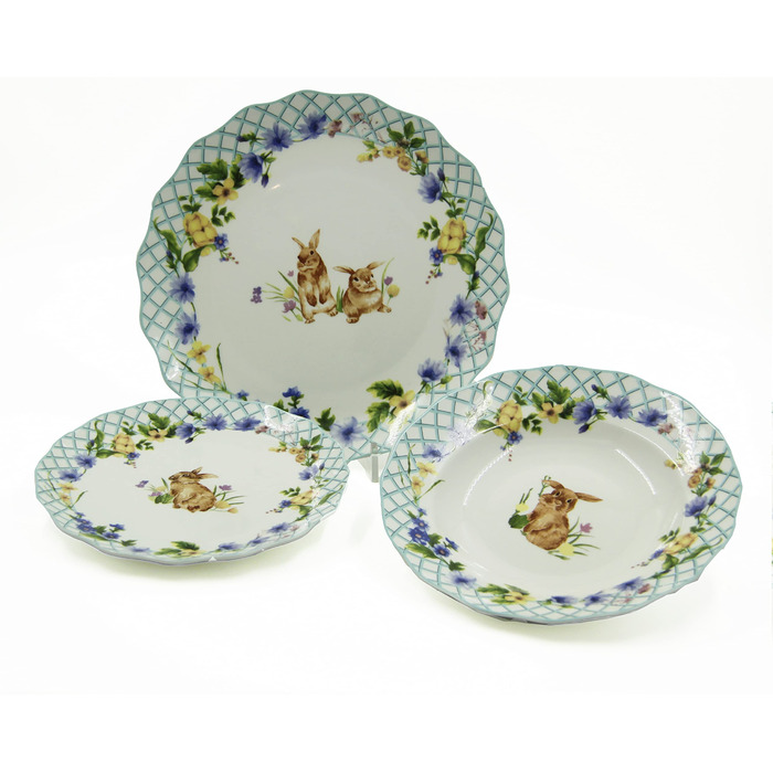 Наборы тарелок 18 предметов sufe